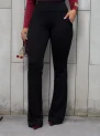 calça flare preta