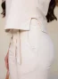 conjunto linho calça e blusa cru