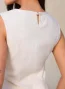 conjunto linho short e blusa cru