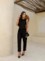 conjunto linho calça e blusa feminino