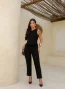 conjunto linho calça e blusa feminino